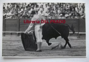 Tauromaquia: MIGUEL BÁEZ EL LITRI - FOTOGRAFÍA ORIGINAL SEVILLA 1949 FOTO ARENAS - TOROS GANDÍA